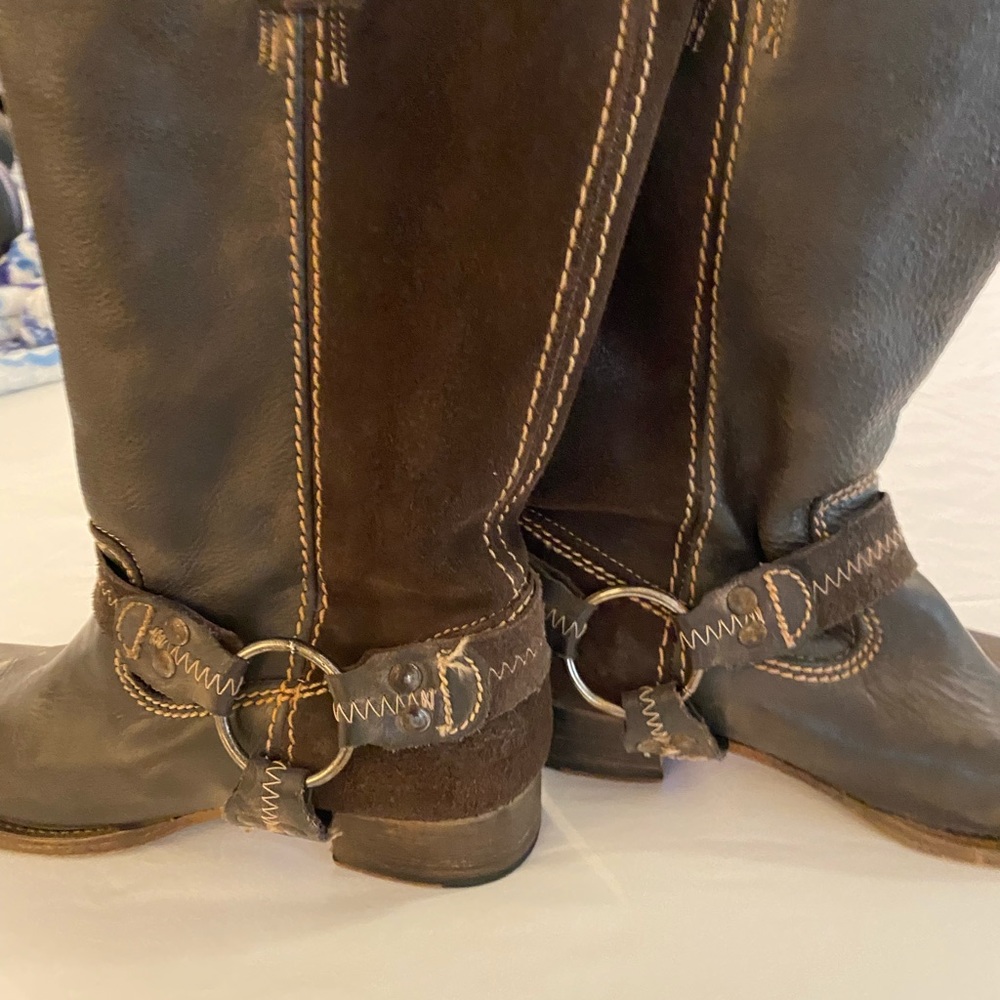 Bed Stu Soft Calf Leather/Suede Boots